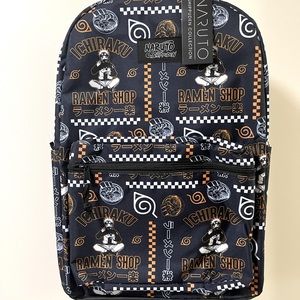 Ichiraku Ramen Shop Naruto Shippuden Collection backpack 17” (New)